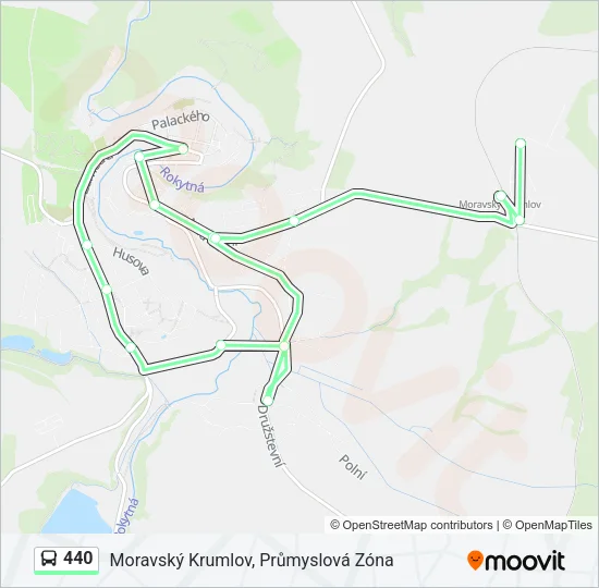 Автобус 440: карта маршрута