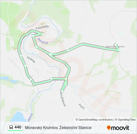 Автобус 440: карта маршрута
