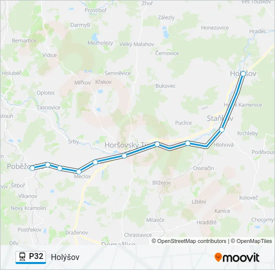 P32 Train Line Map