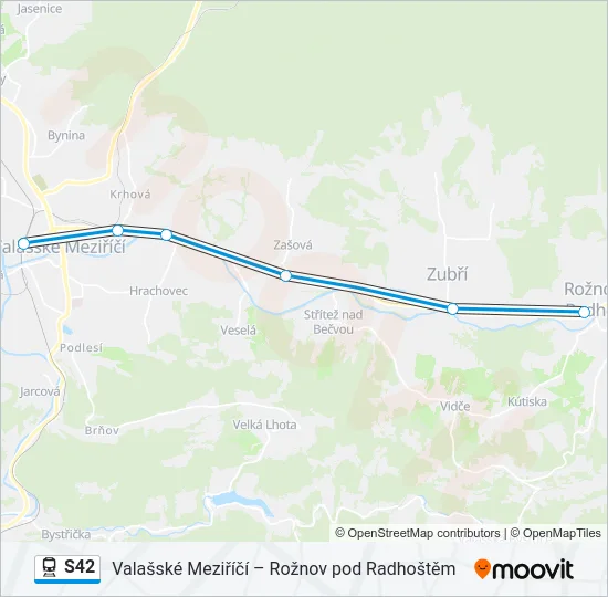 S42 Train Line Map
