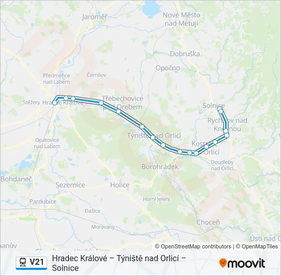 V21 Train Line Map