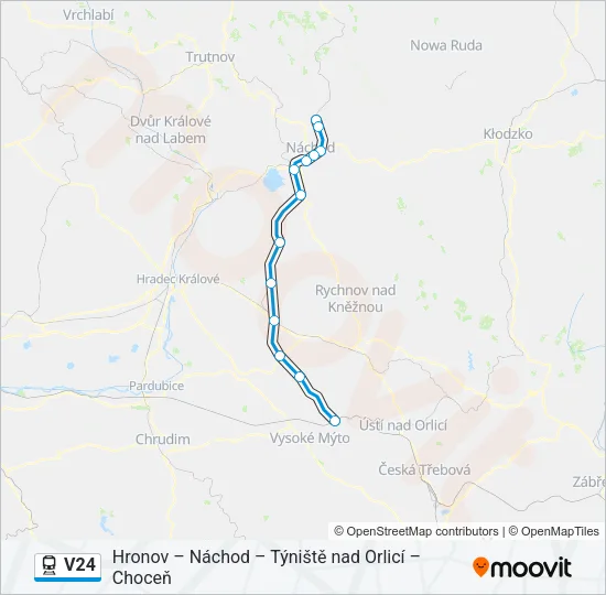 V24 Train Line Map