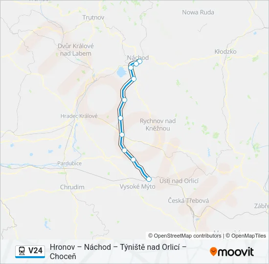 V24 Train Line Map