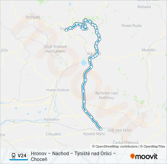 V24 Train Line Map