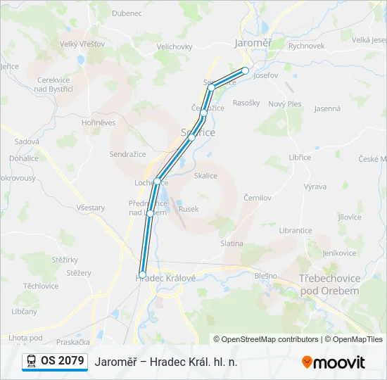 OS 2079 Train Line Map