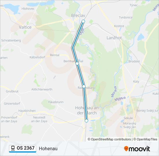 OS 2367 Train Line Map