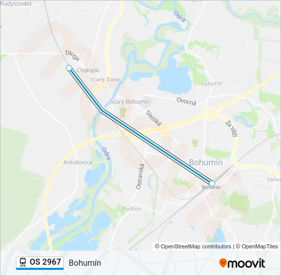 OS 2967 Train Line Map