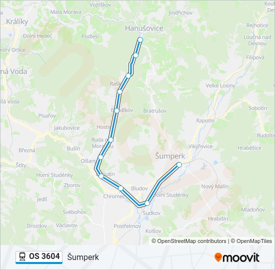OS 3604 Train Line Map
