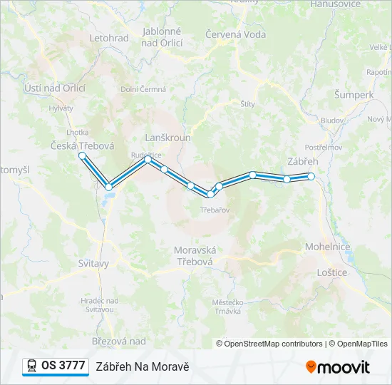 OS 3777 Train Line Map