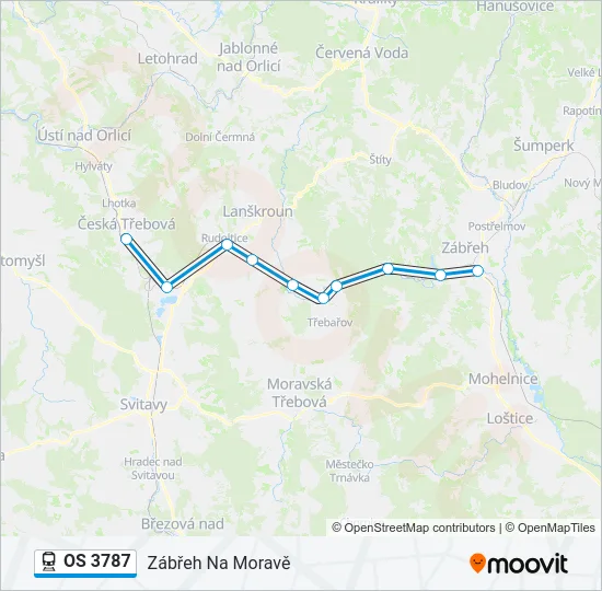 OS 3787 Train Line Map
