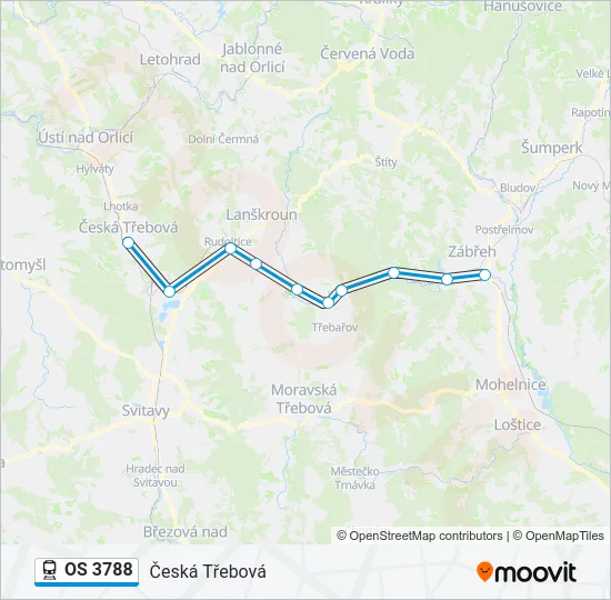 OS 3788 Train Line Map