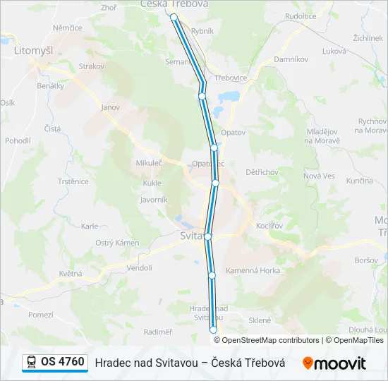 OS 4760 Train Line Map