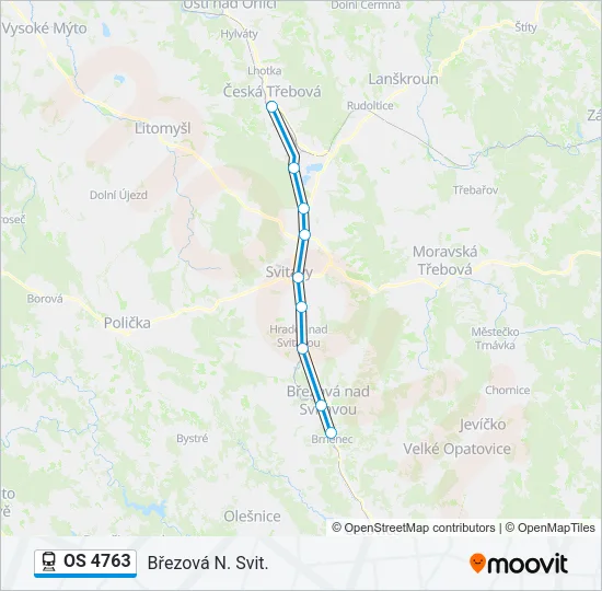 OS 4763 Train Line Map
