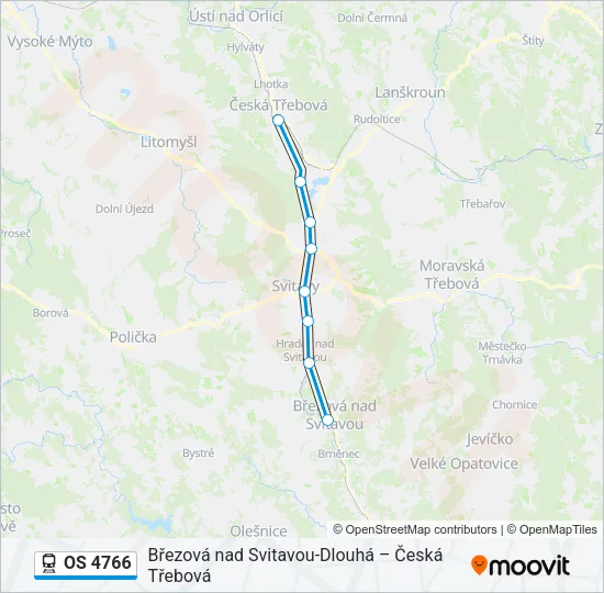 OS 4766 Train Line Map