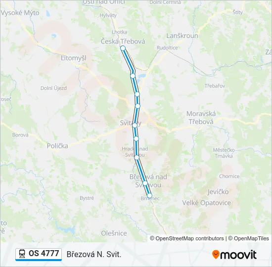 OS 4777 Train Line Map