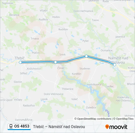 OS 4853 Train Line Map