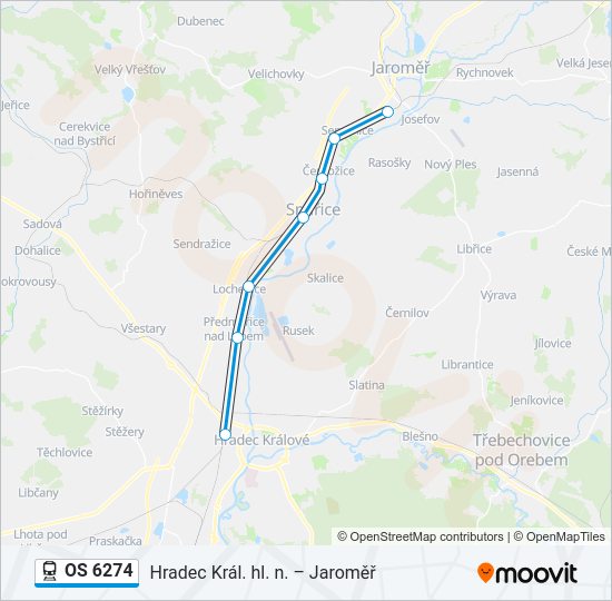 OS 6274 Train Line Map