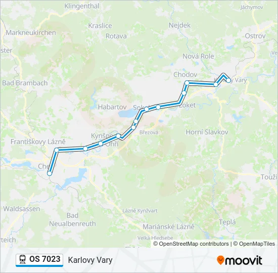OS 7023 Train Line Map