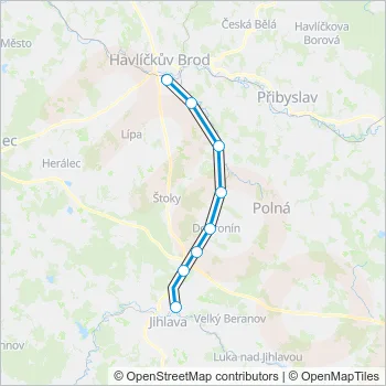 OS 8362 Train Line Map