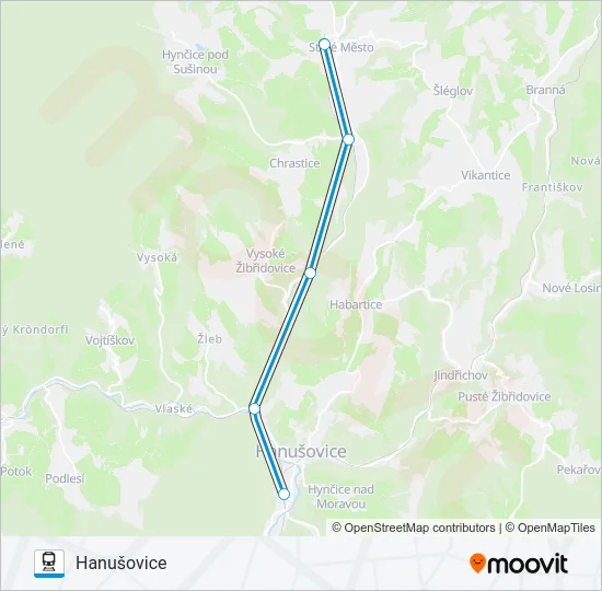 OS 13677 Train Line Map