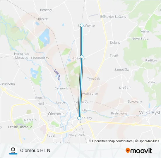OS 13702 Train Line Map