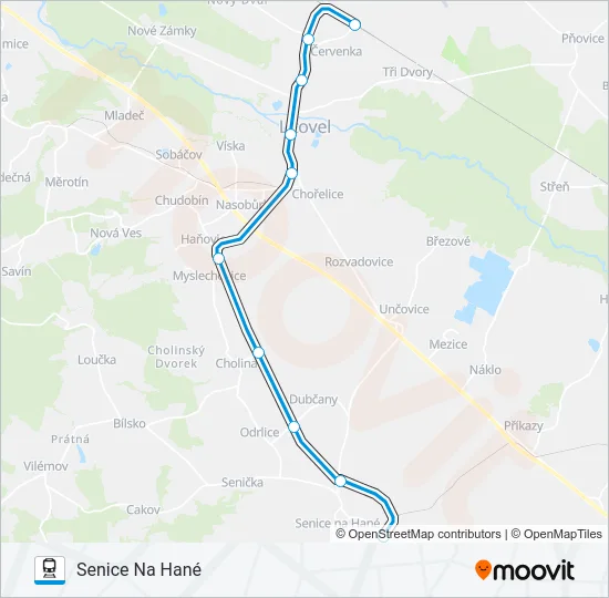 OS 13811 Train Line Map