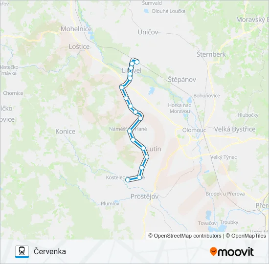 OS 14062 Train Line Map