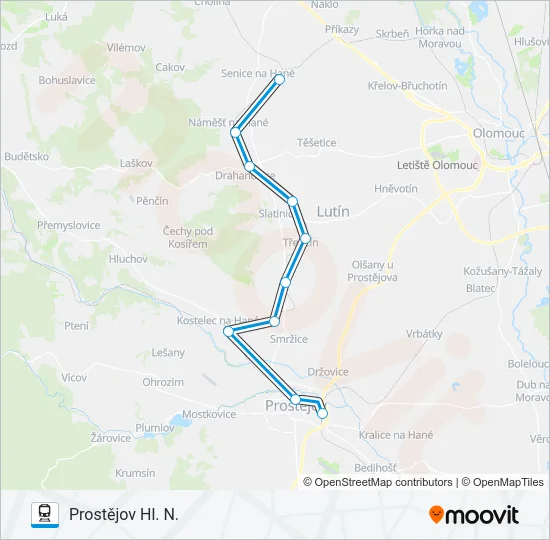 OS 14063 Train Line Map