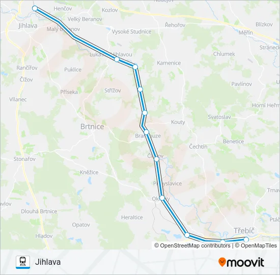 OS 14814 Train Line Map
