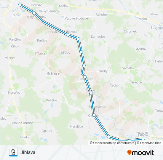 OS 14838 Train Line Map