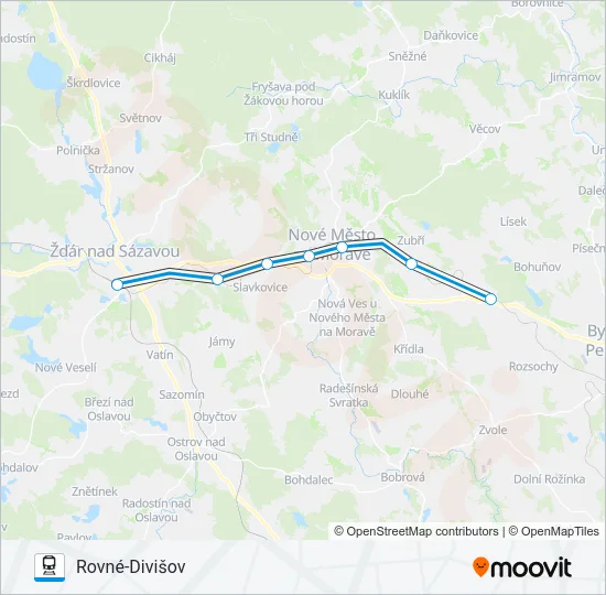 OS 14903 Train Line Map