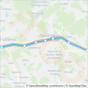OS 14910 Train Line Map