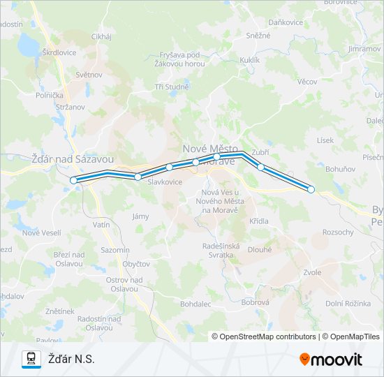 OS 14910 Train Line Map
