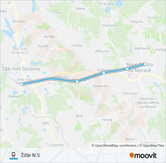 OS 14972 Train Line Map
