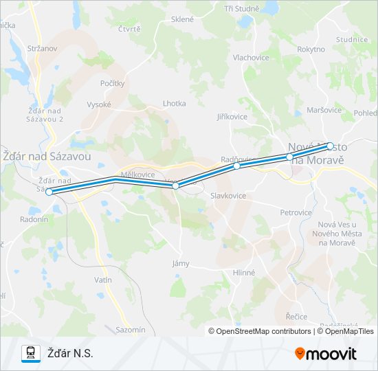 OS 14978 Train Line Map