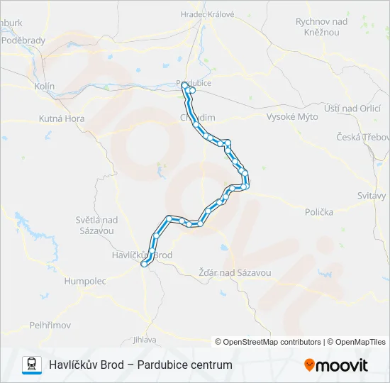 OS 15184 Train Line Map