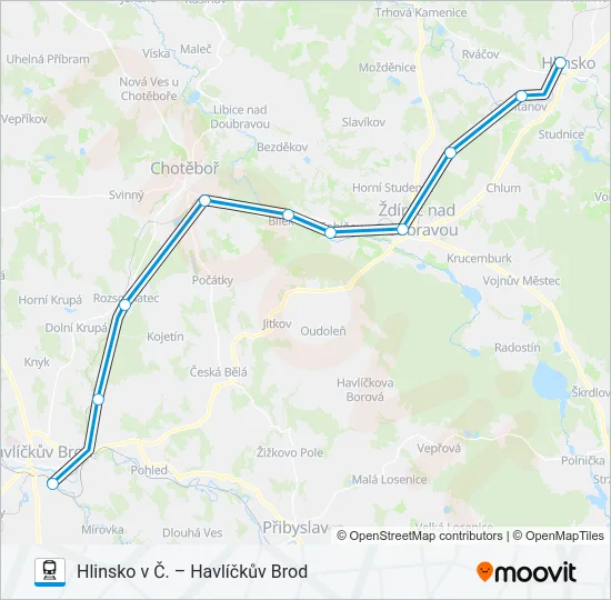 OS 15185 Train Line Map