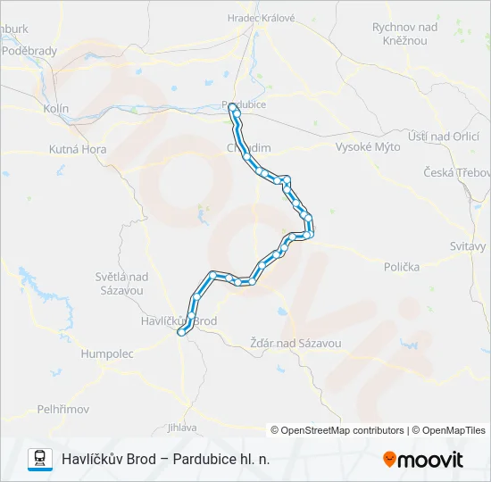 OS 15190 Train Line Map