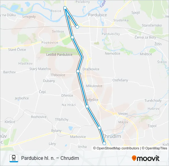 OS 15191 Train Line Map