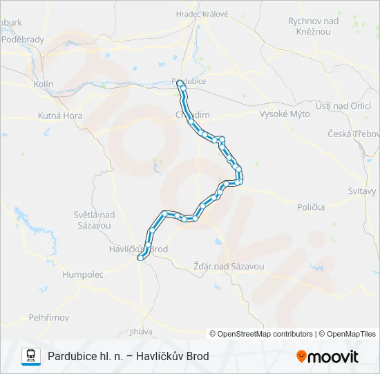 OS 15223 Train Line Map