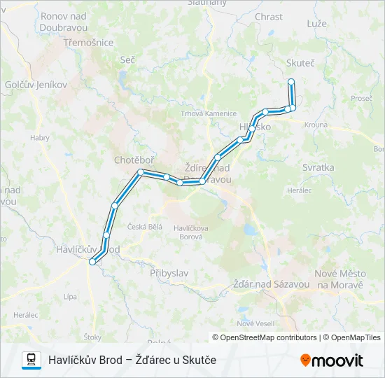 OS 15224 Train Line Map