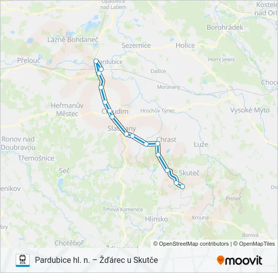 OS 15231 Train Line Map