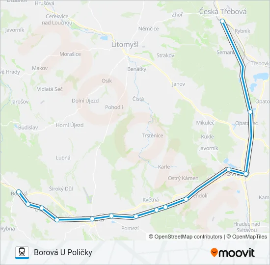 OS 15232 Train Line Map