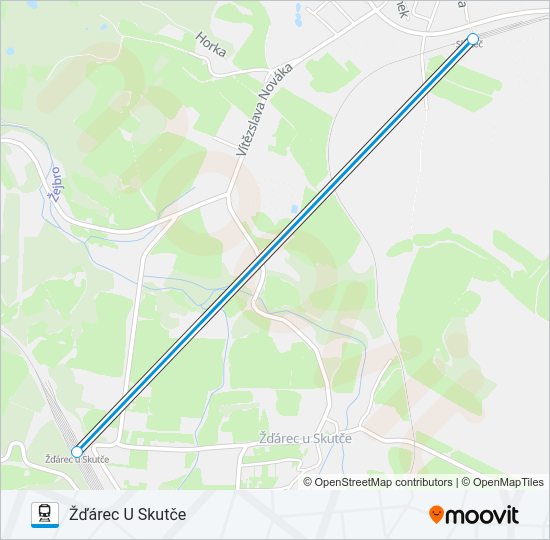 Поезд OS 15260: карта маршрута