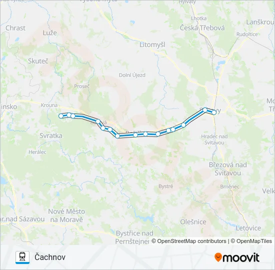 OS 15266 Train Line Map