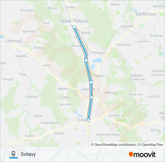 OS 15381 Train Line Map