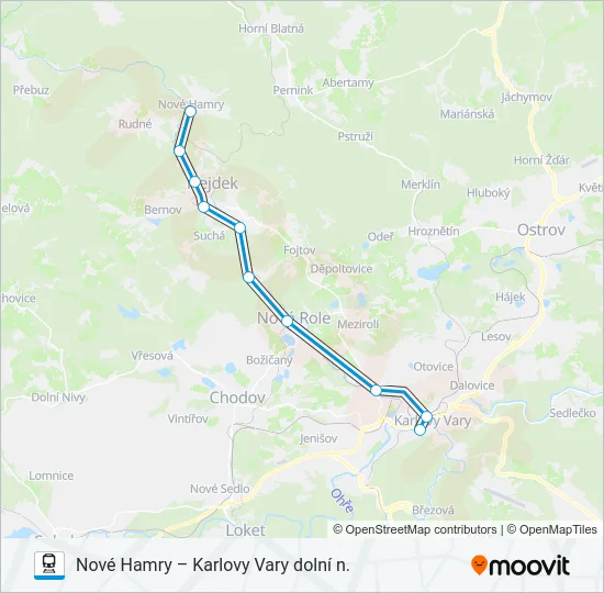OS 17139 Train Line Map