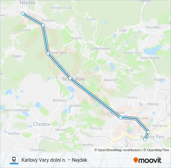 OS 17152 Train Line Map