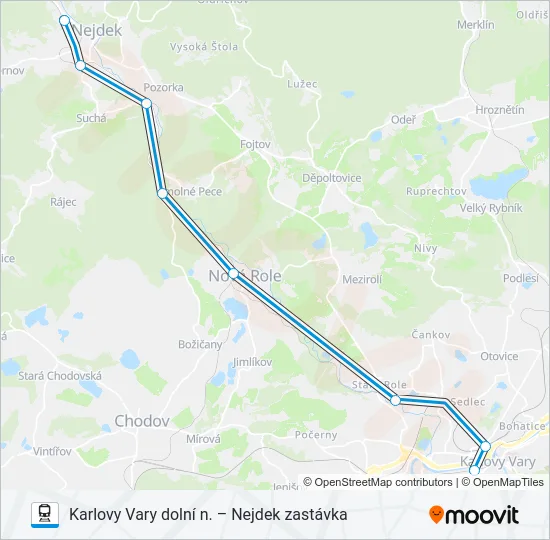 OS 17154 Train Line Map