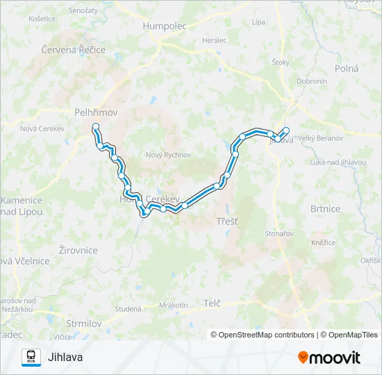 OS 18414 Train Line Map